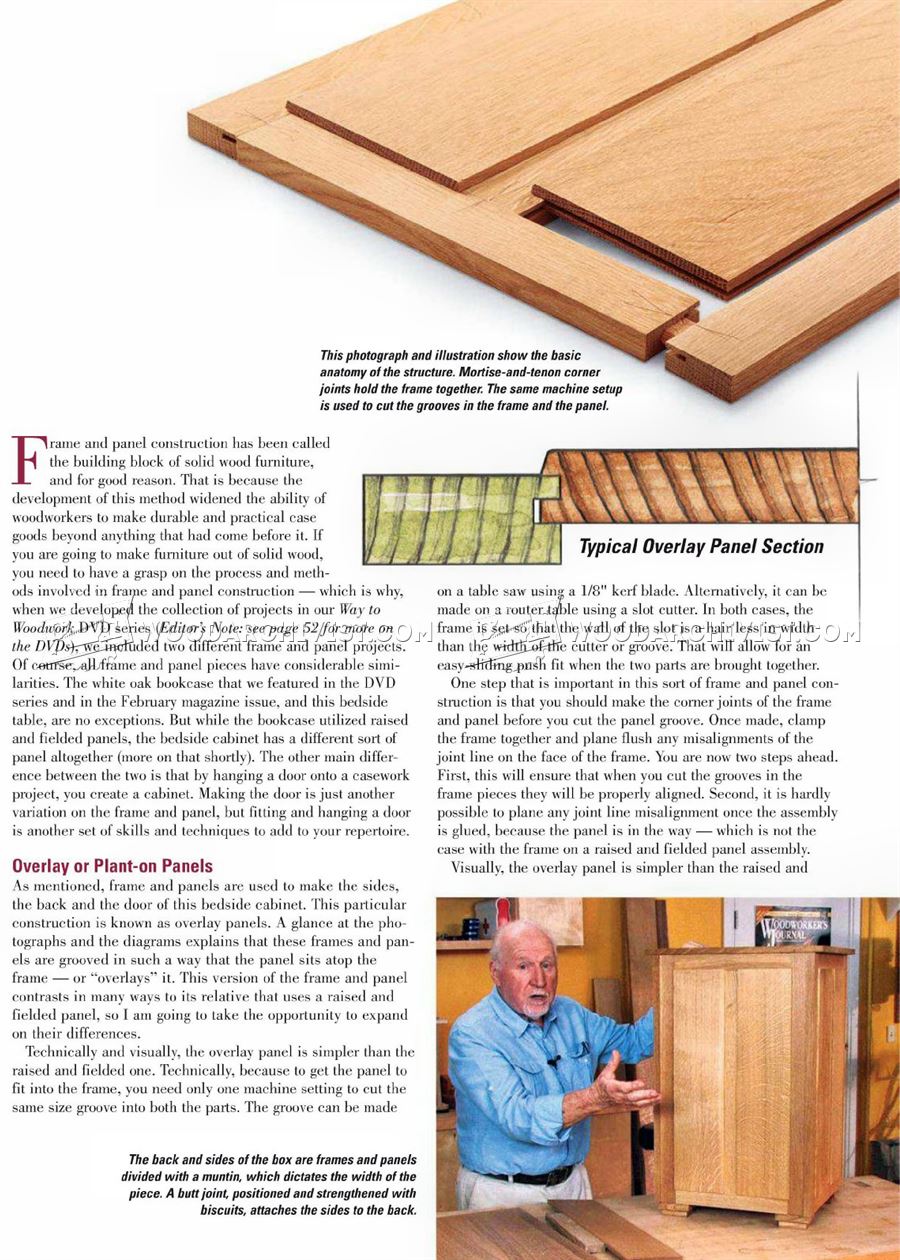 Bedside Cabinet Plans