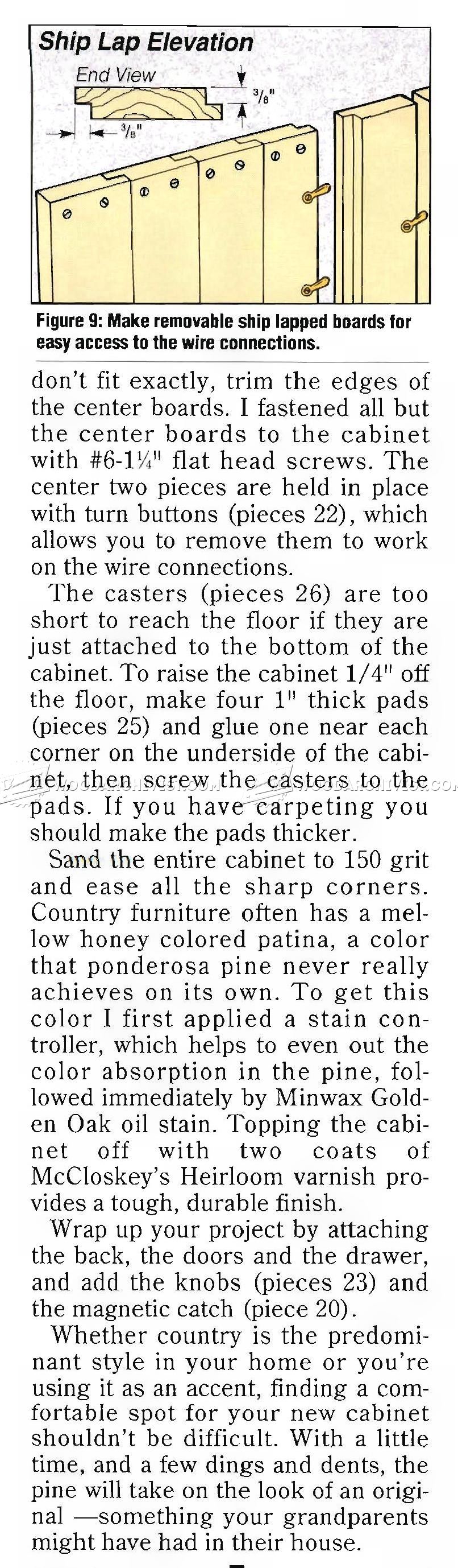 TV Cabinet Plans