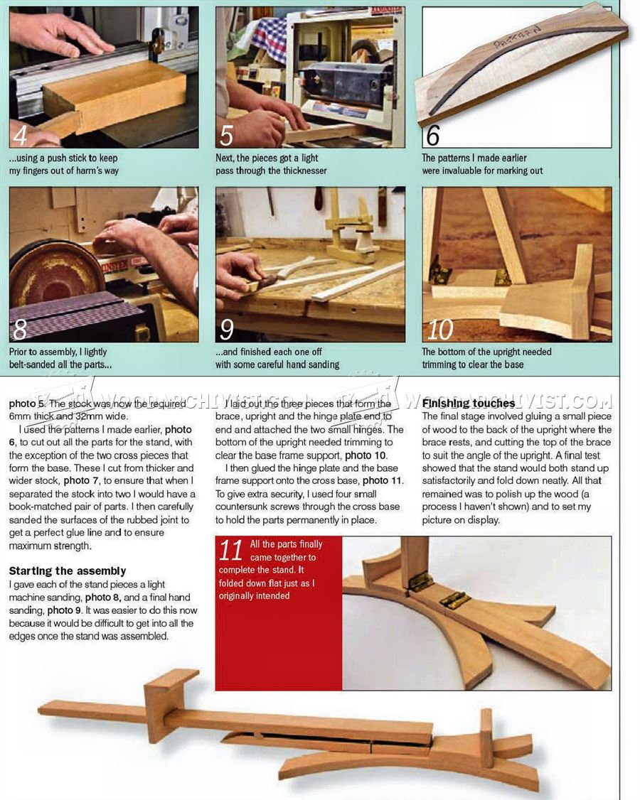 Picture Stand Plans