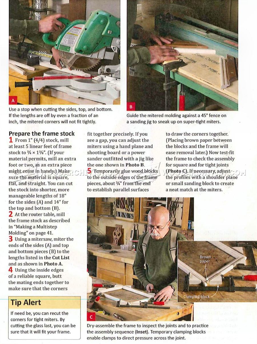 Country Wall Mirror Plans