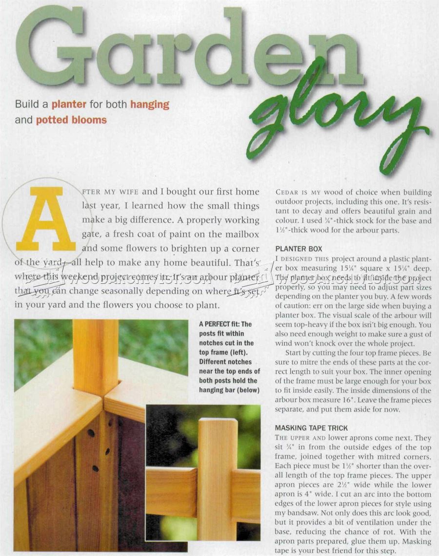 Garden Planter Plans