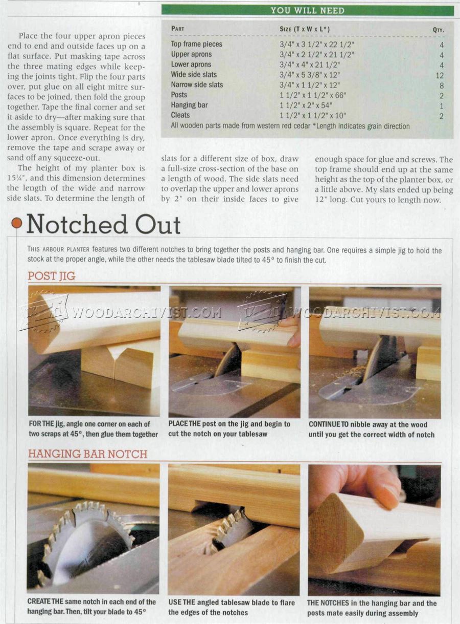 Garden Planter Plans