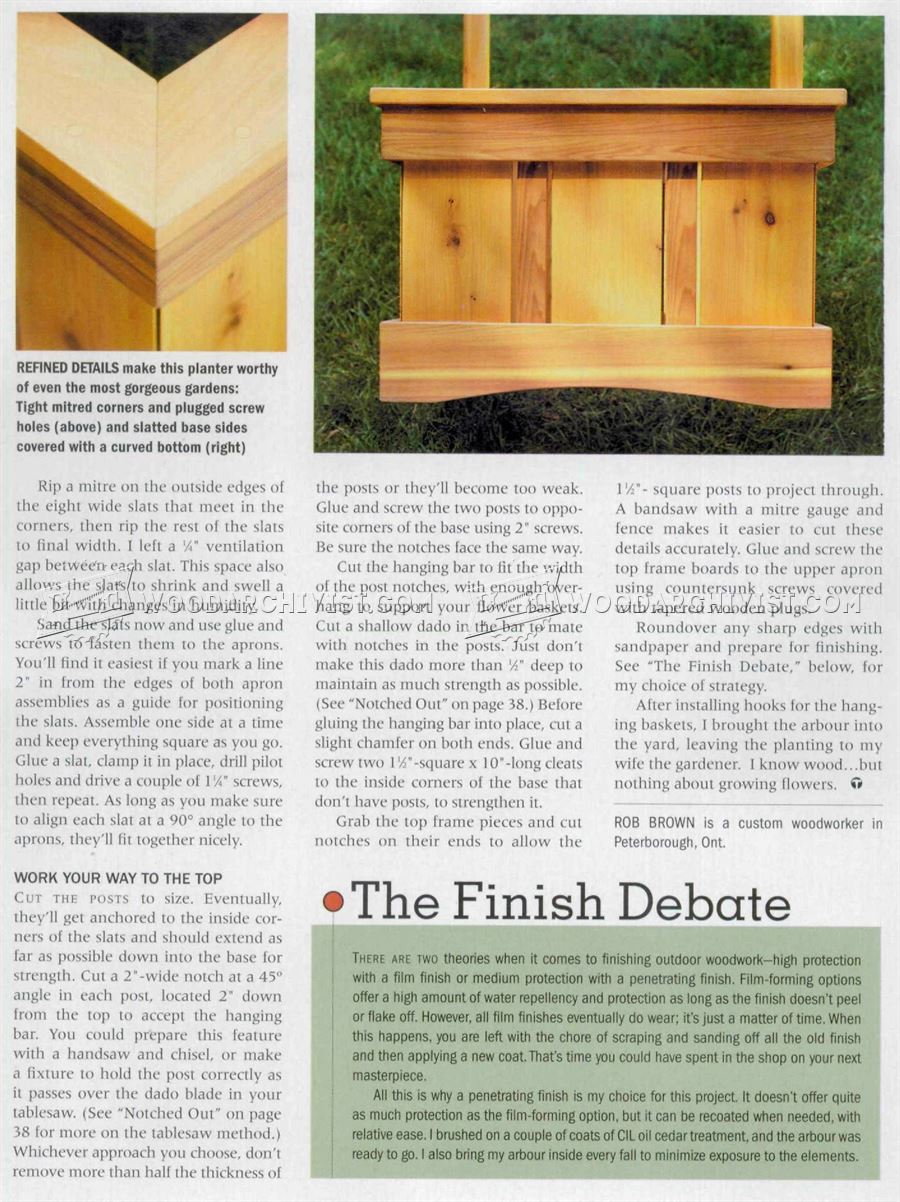 Garden Planter Plans