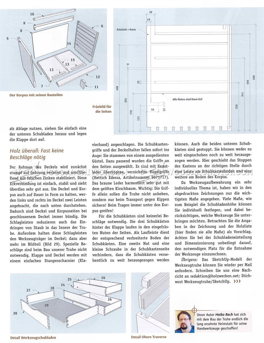Woodworking Tool Chest Plans