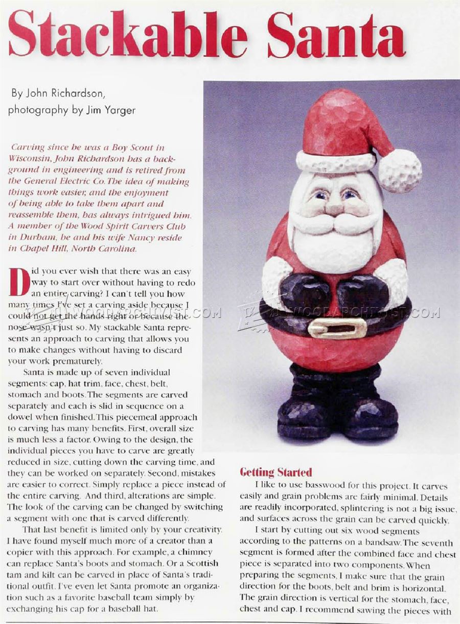 Woodcarving Santa