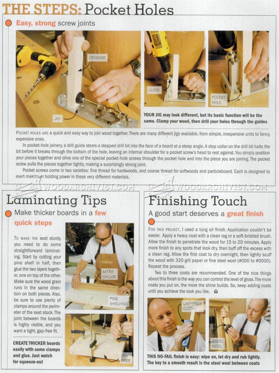 Kitchen Stool Plans