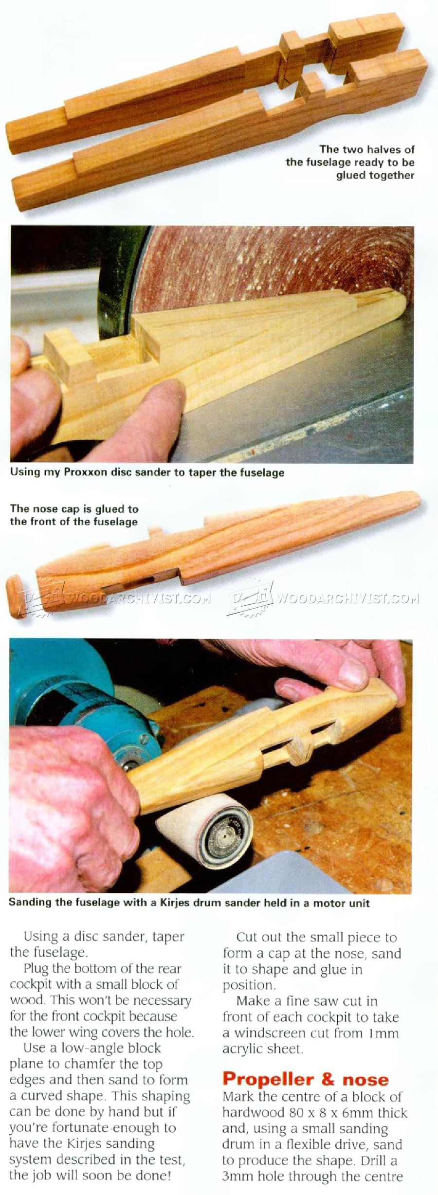 Model Biplane Plans