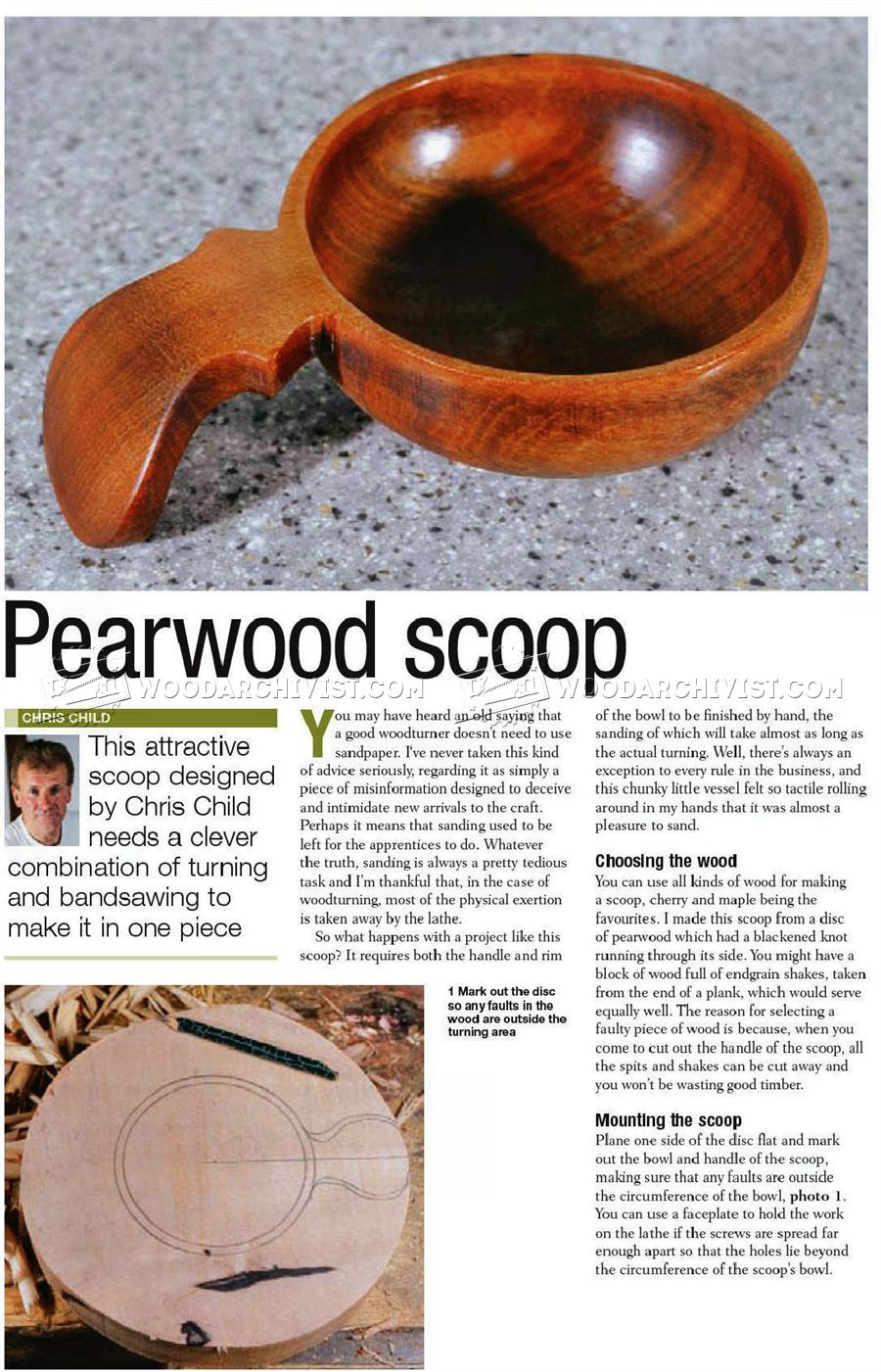 Woodturning Scoop