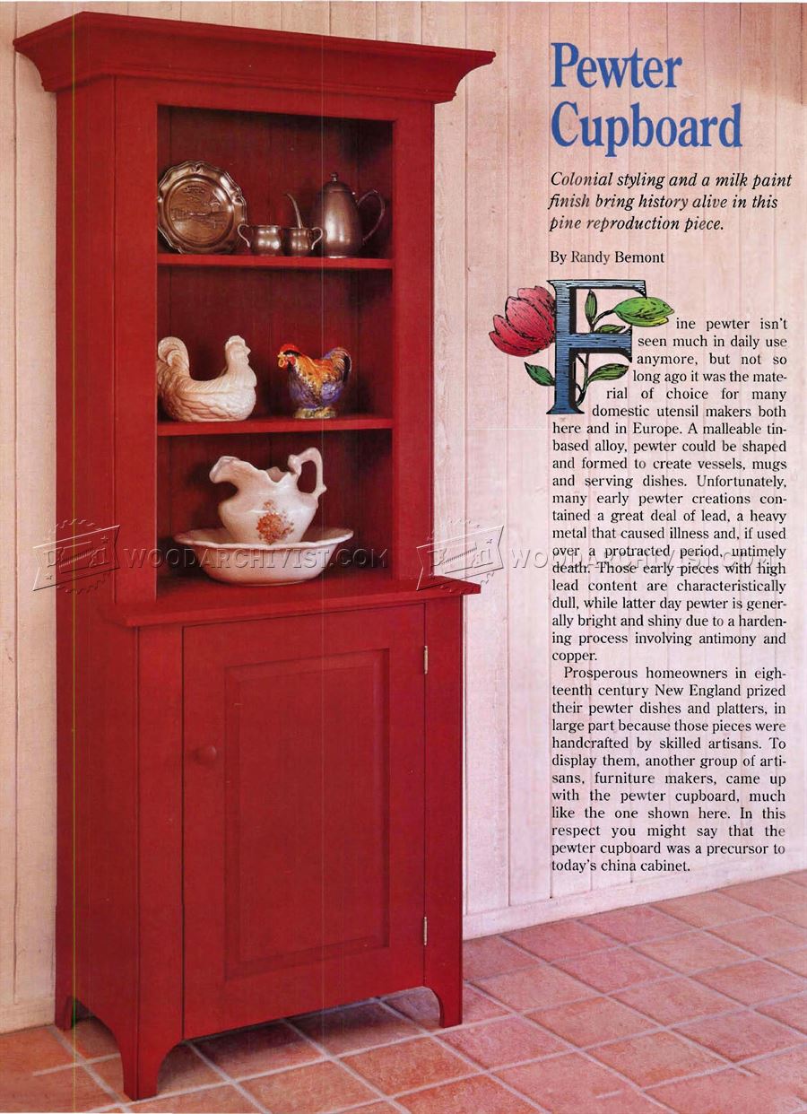 Cupboard Plans