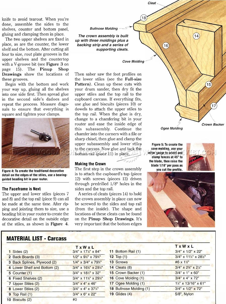 Cupboard Plans