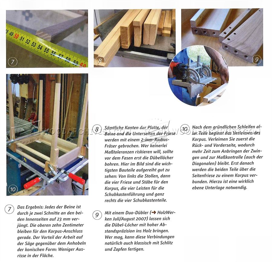 One-Drawer Side Table Plans