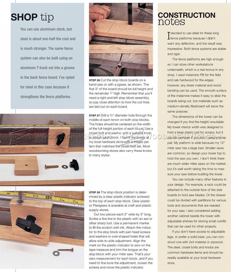 Build Miter Saw Station