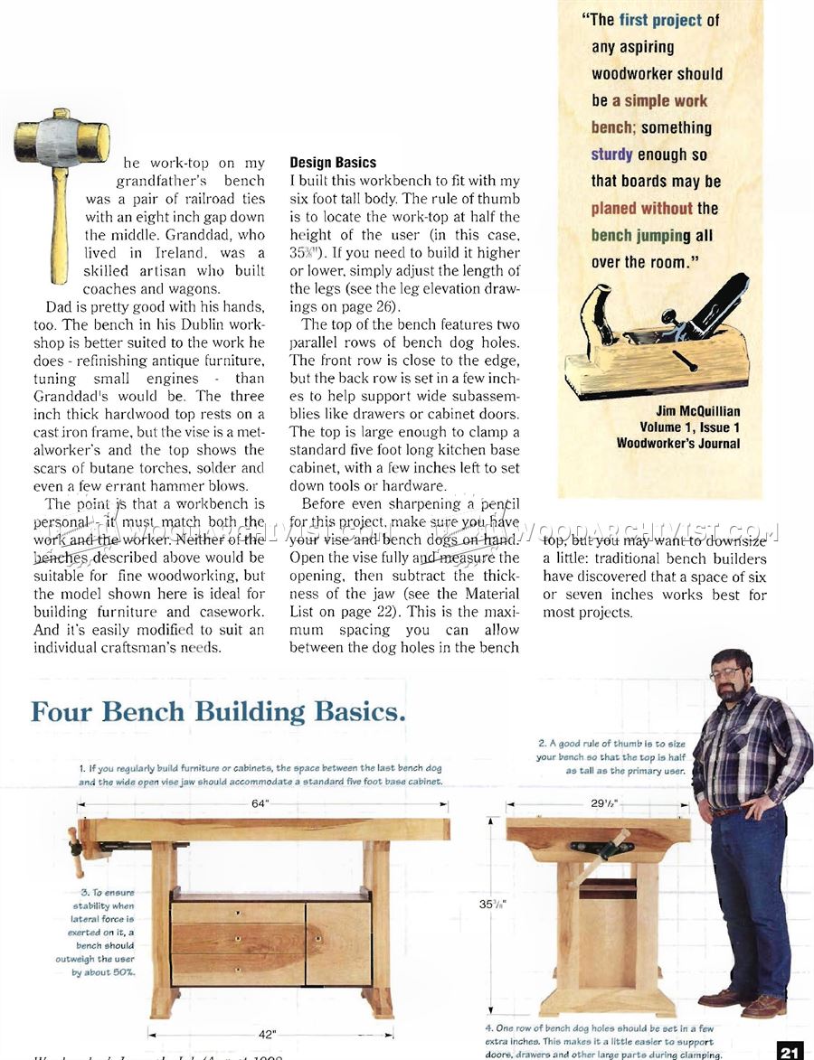 Workbench Plans