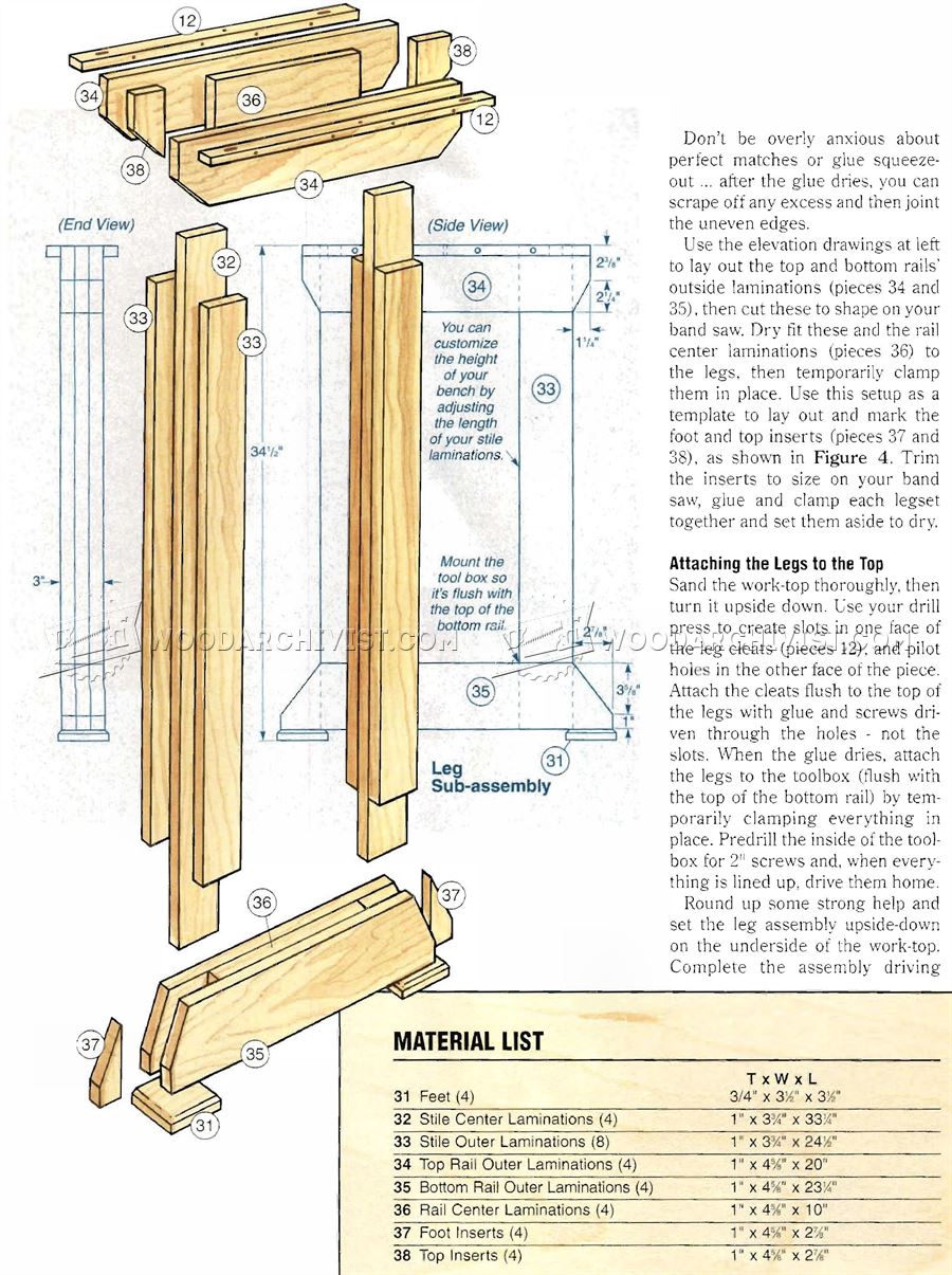 Workbench Plans