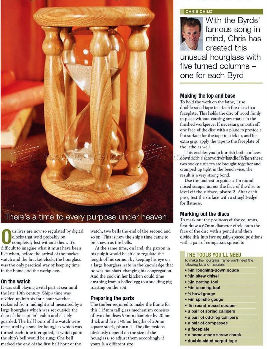 Hourglass - Woodturning Projects