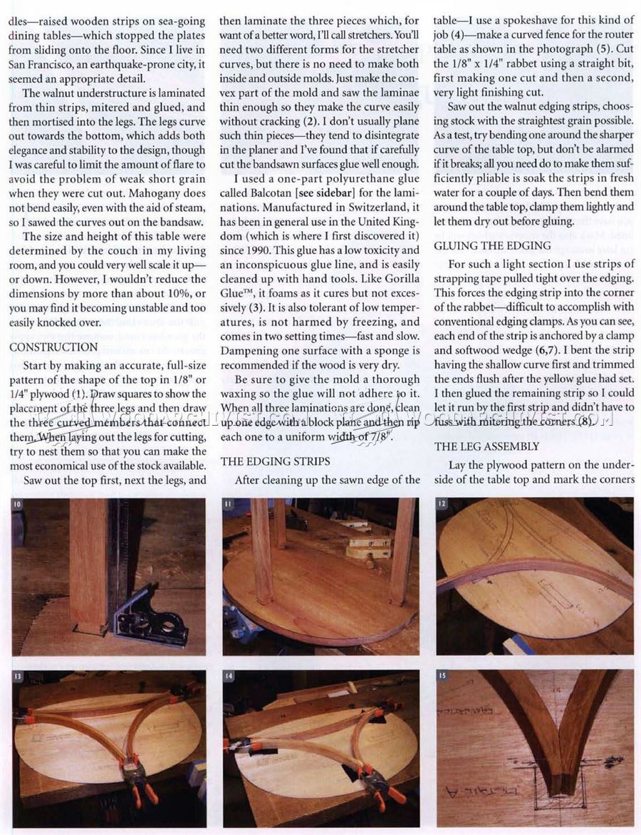 Occasional Table Plans