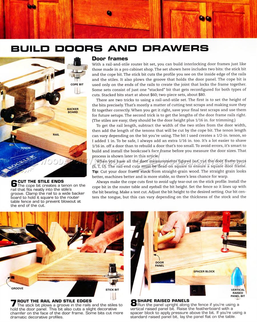 Classic Bookcase Plans