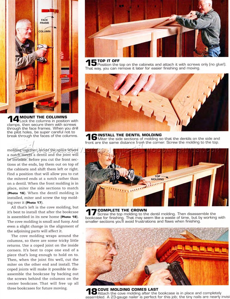 Classic Bookcase Plans