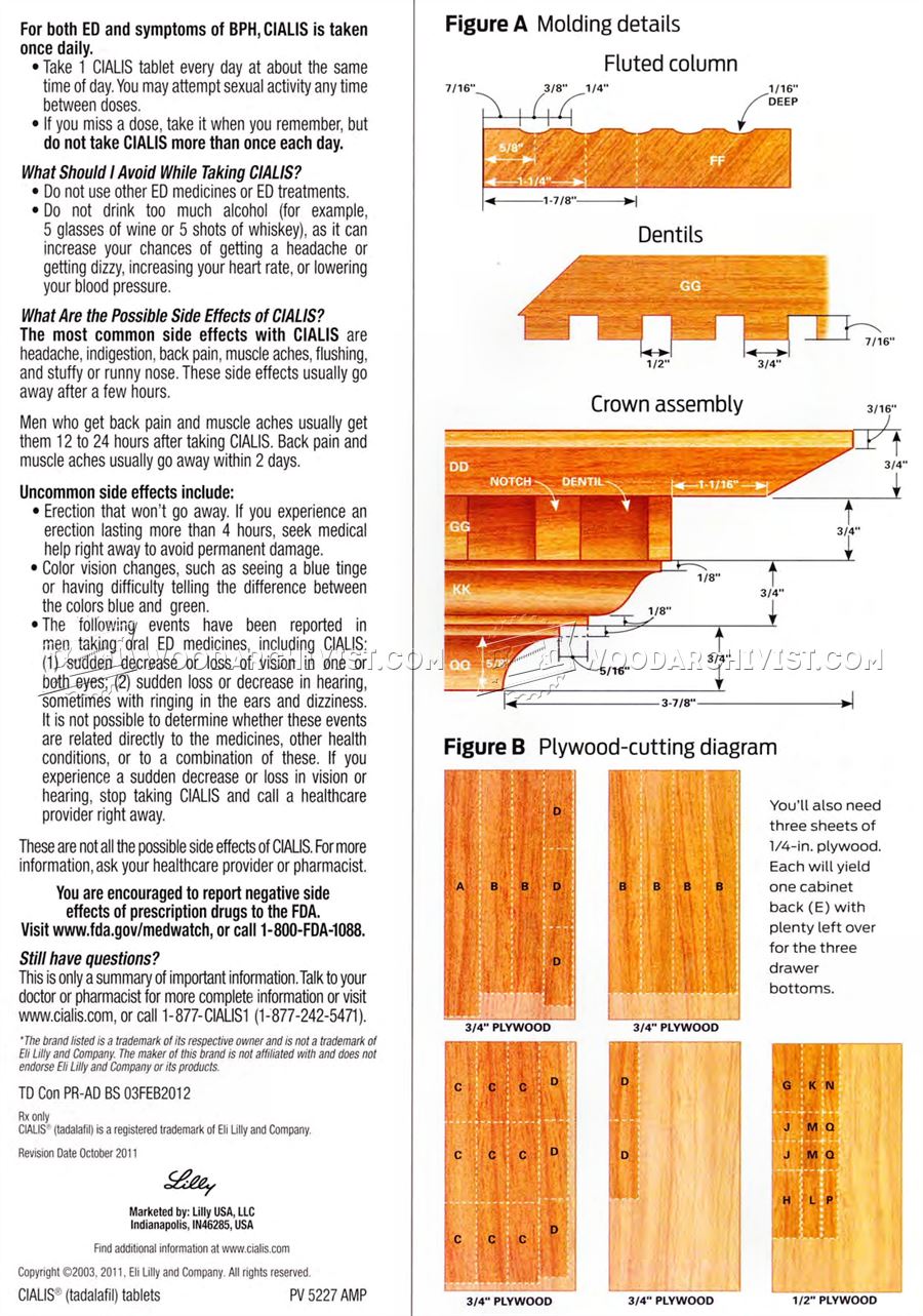 Classic Bookcase Plans