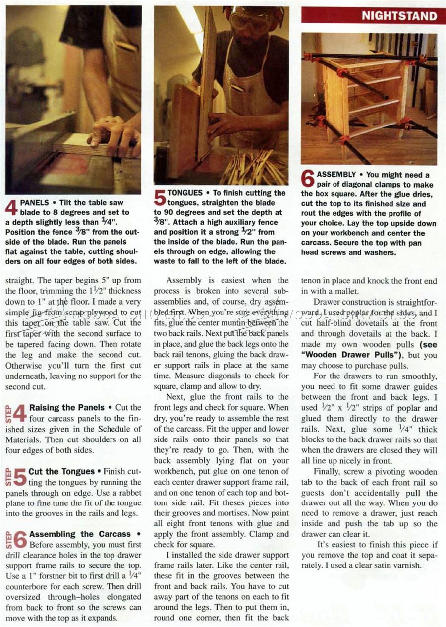 NightStand Plans
