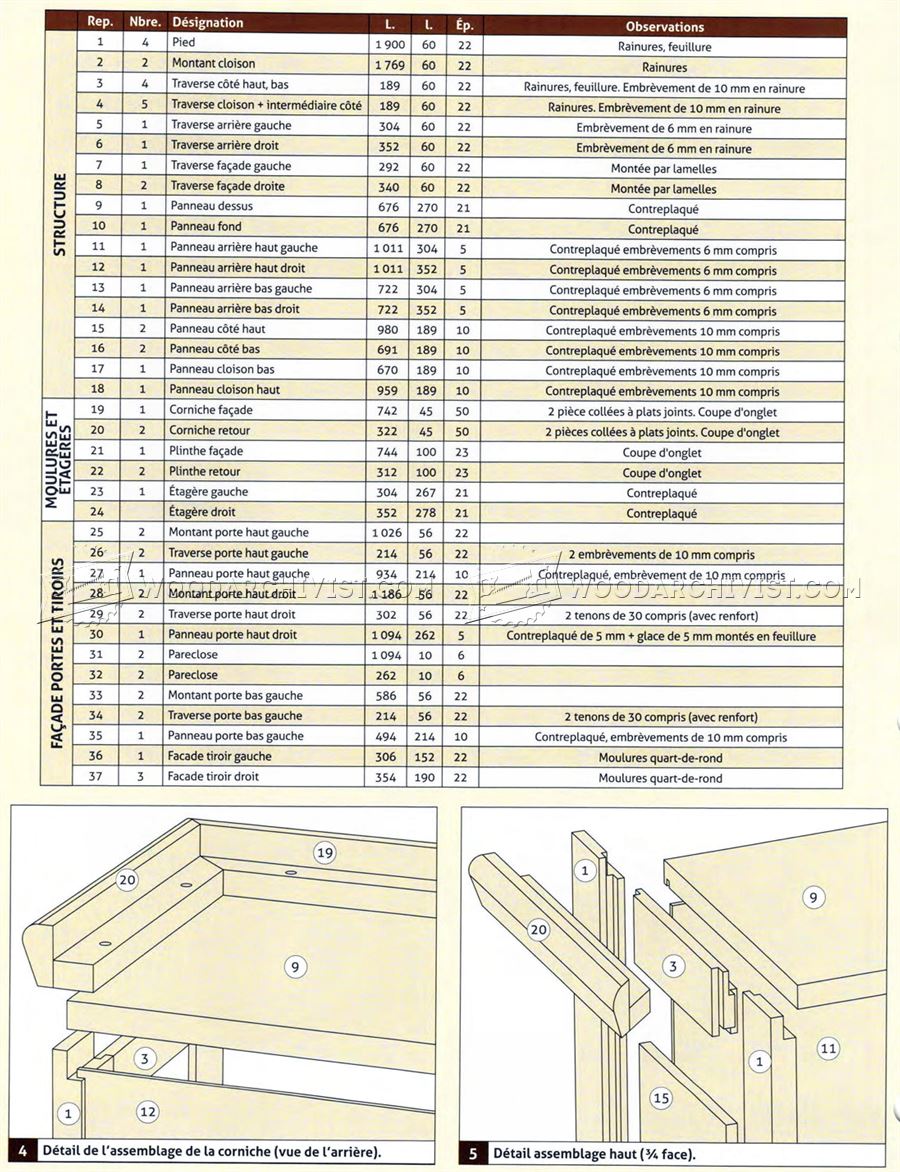 Hall Cupboard Plans
