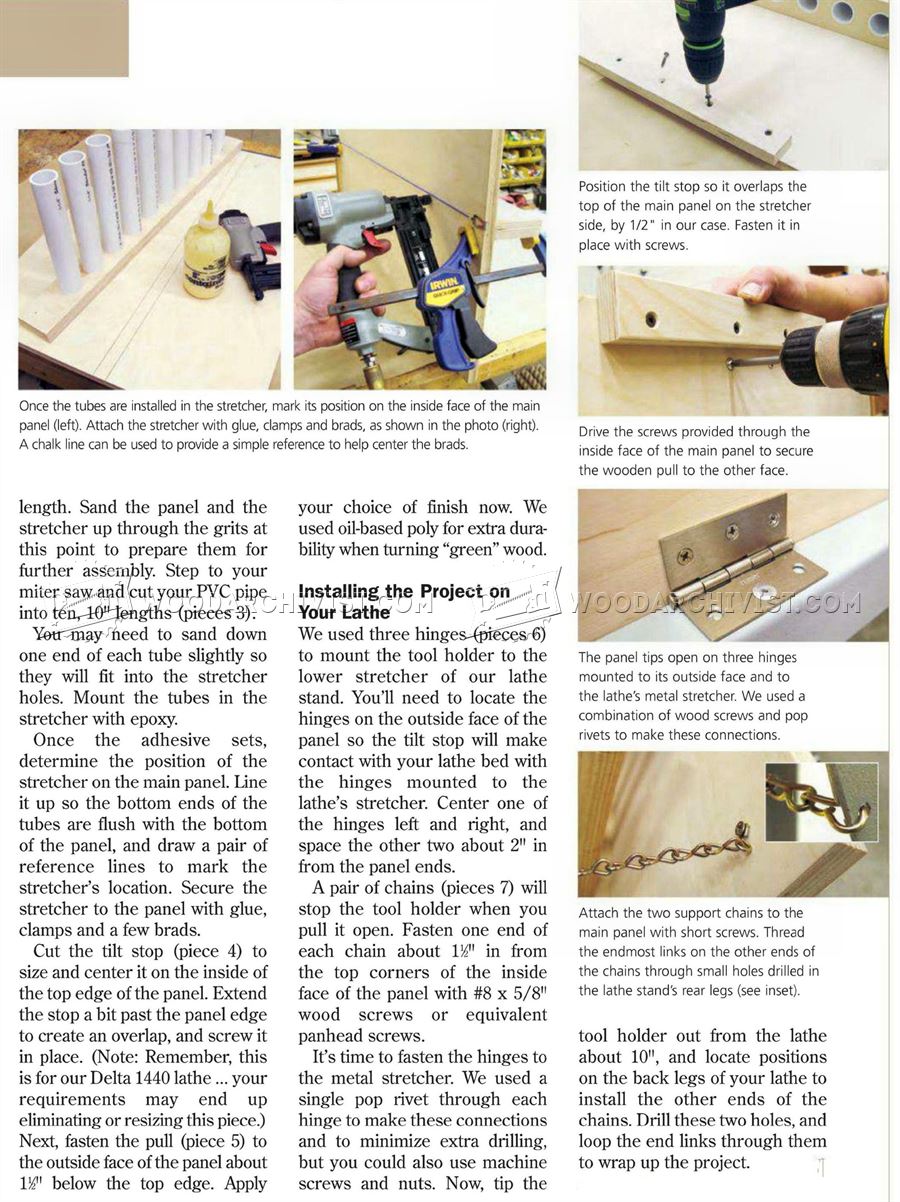 Wood Lathe Tool Holder
