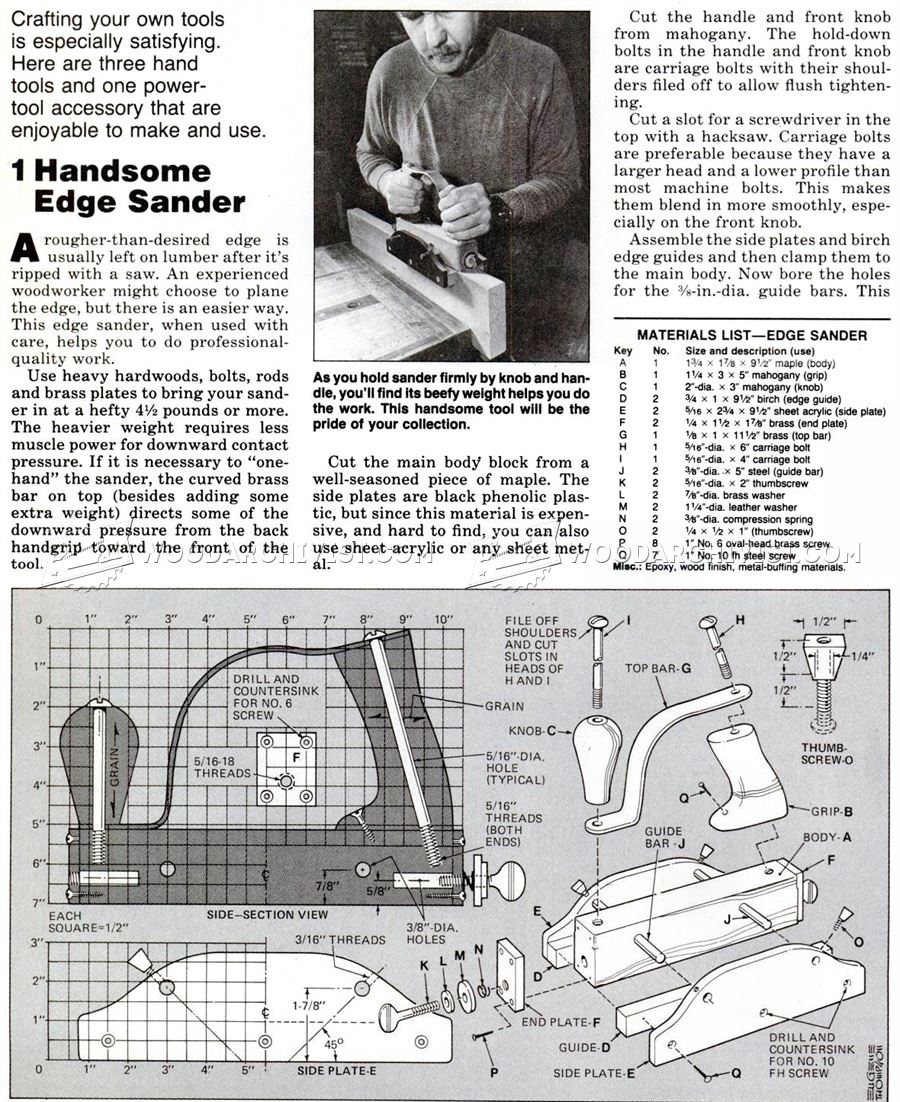 DIY Edge Sander