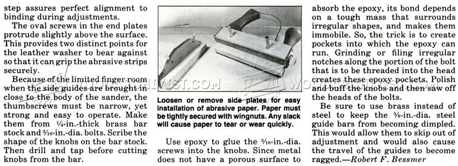 DIY Edge Sander