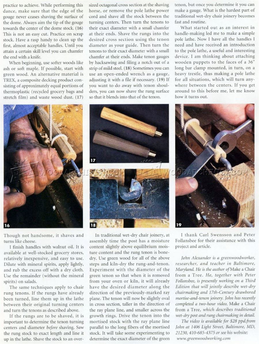 DIY Pole Lathe