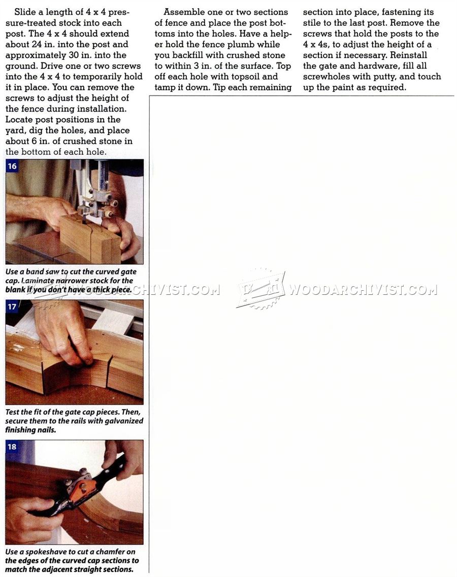 Build Picket Fence