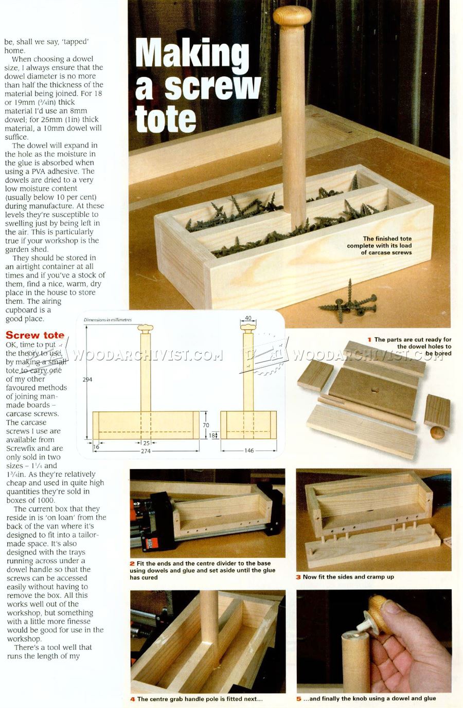 Making Screw Tote