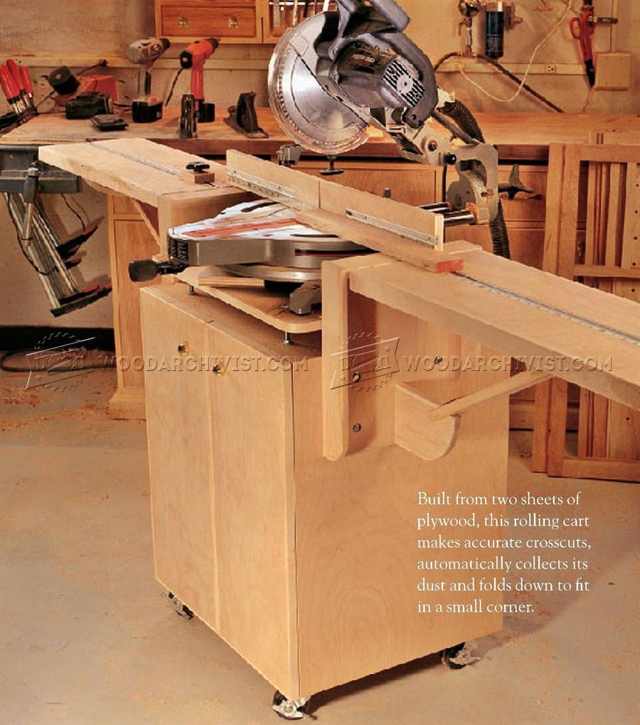 Ultimate Miter Saw Stand Plans