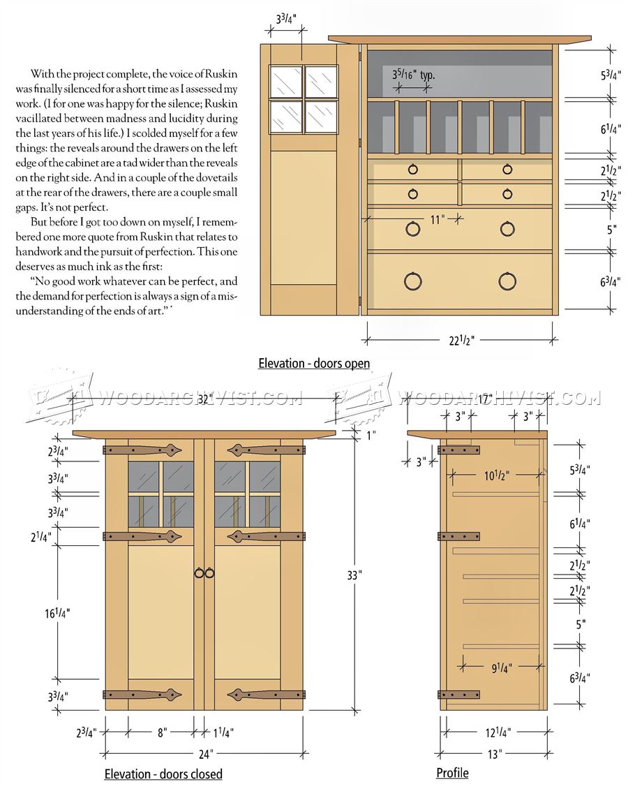 Wall Tool Cabinet Plans
