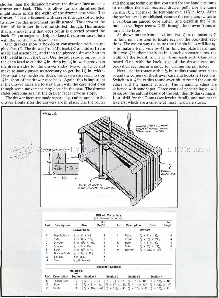 Bookshelf Plans
