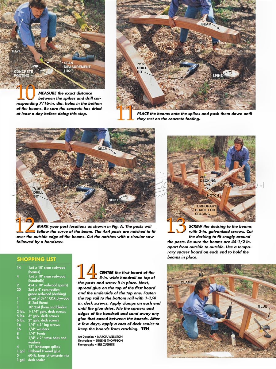 Backyard Bridge Plans
