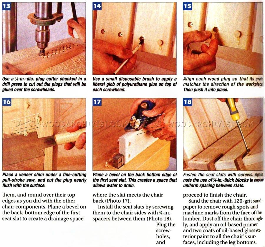 Classic Adirondack Chair Plans