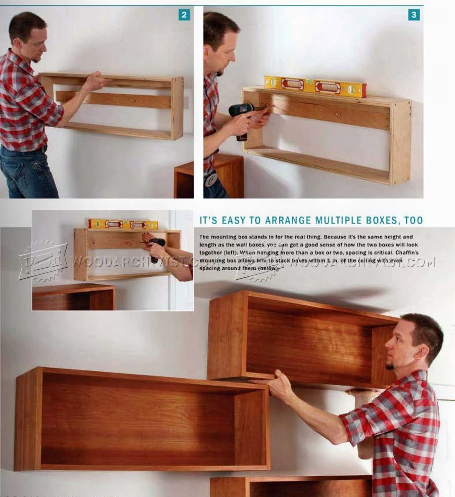 Wall Shelves Plans • WoodArchivist