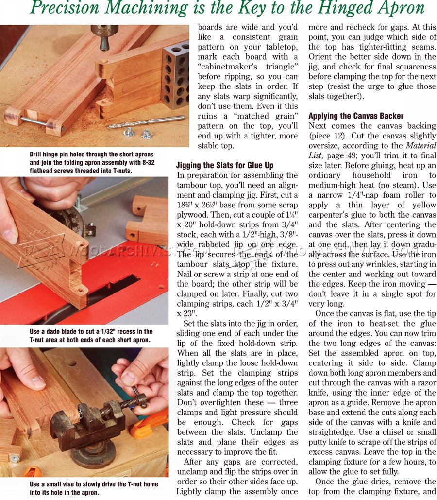 Folding Table Plans