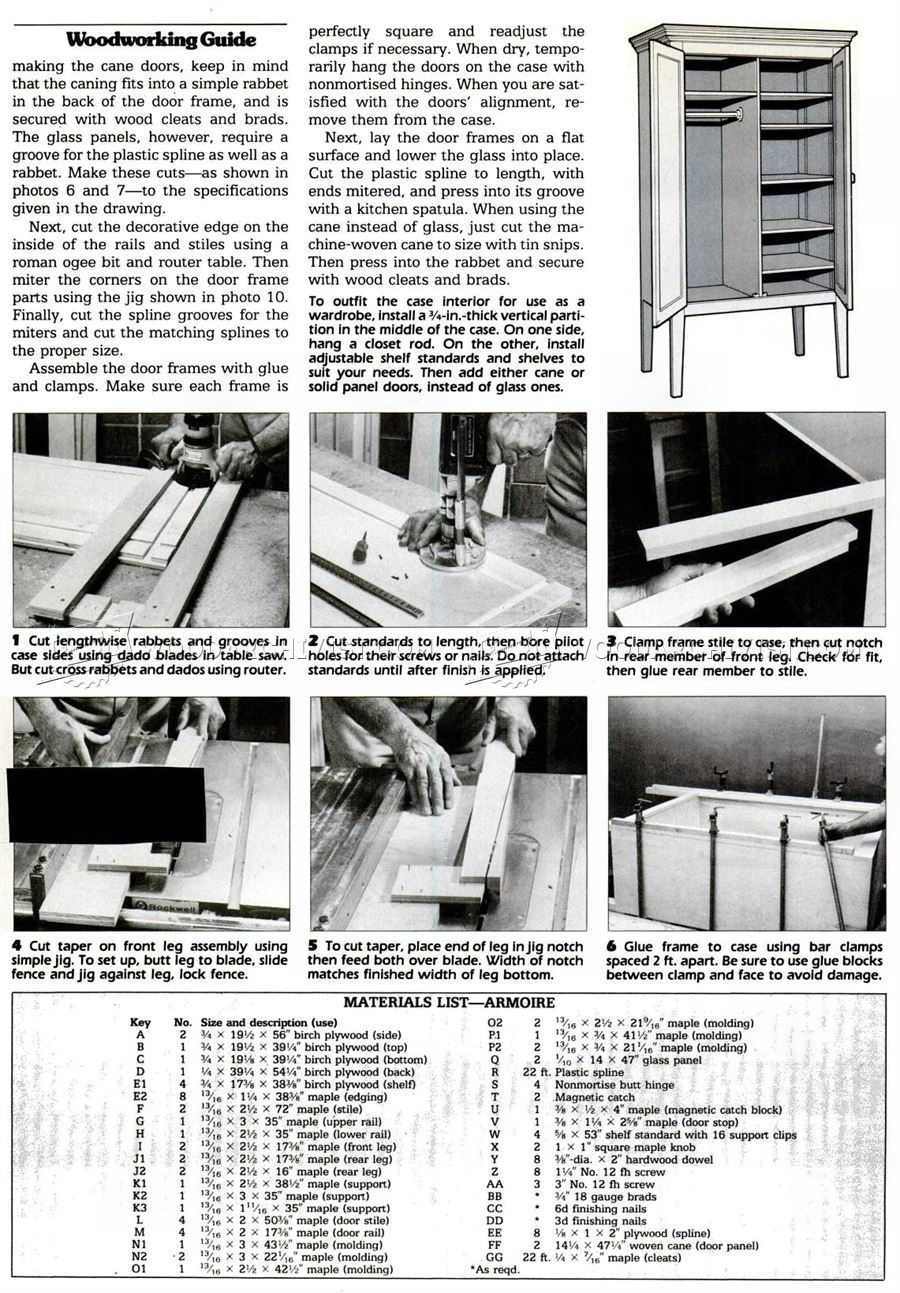 Armoire Plans