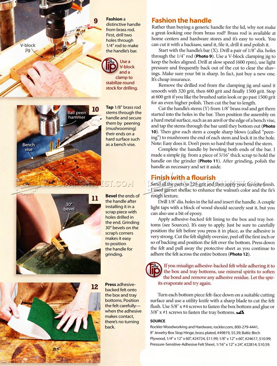 Mitered Jewelry Box Plans