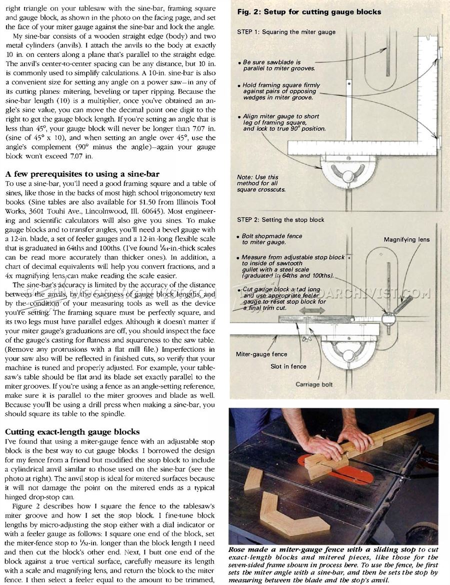 Simple Instrument Sets Precise Angles