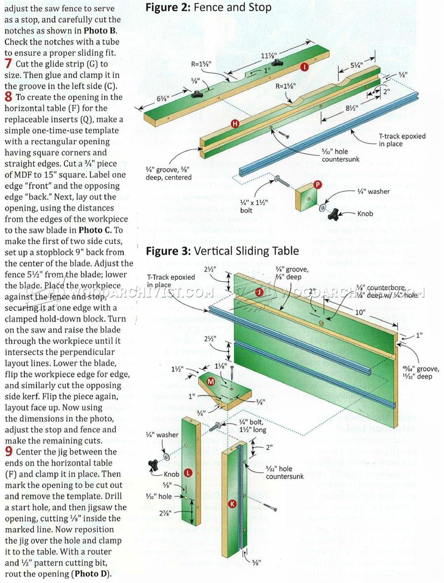 Extendable Drill Press Table Plans