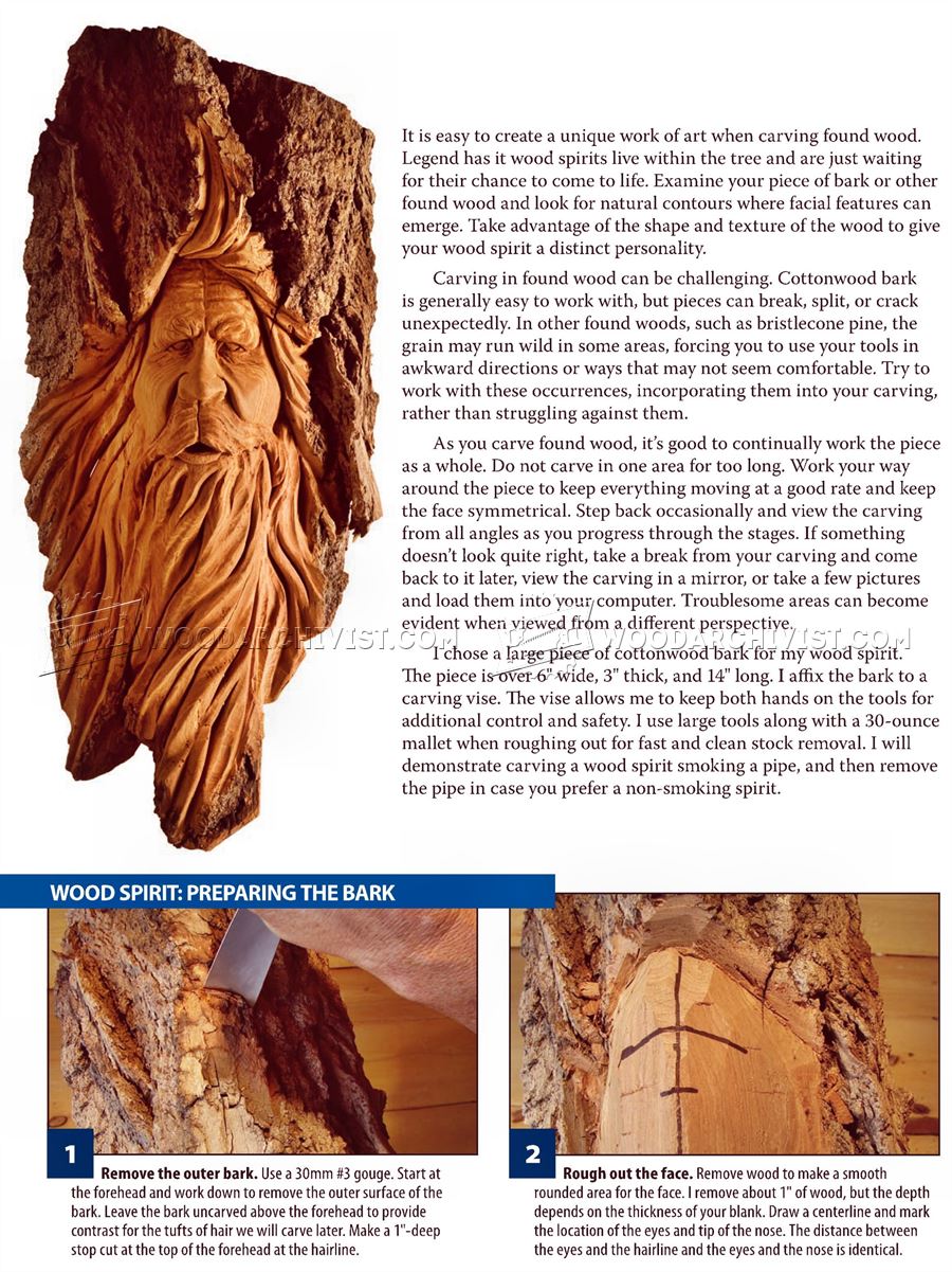 Wood Spirit Carving