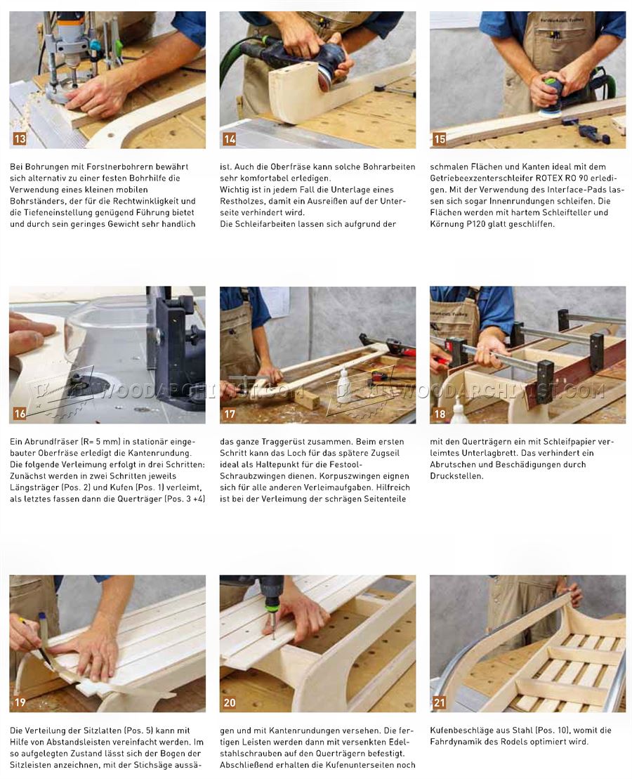 Wooden Sleigh Plans