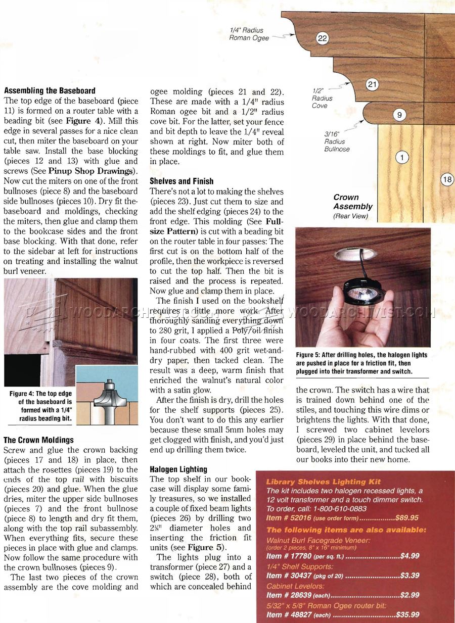 Bookcase Plans