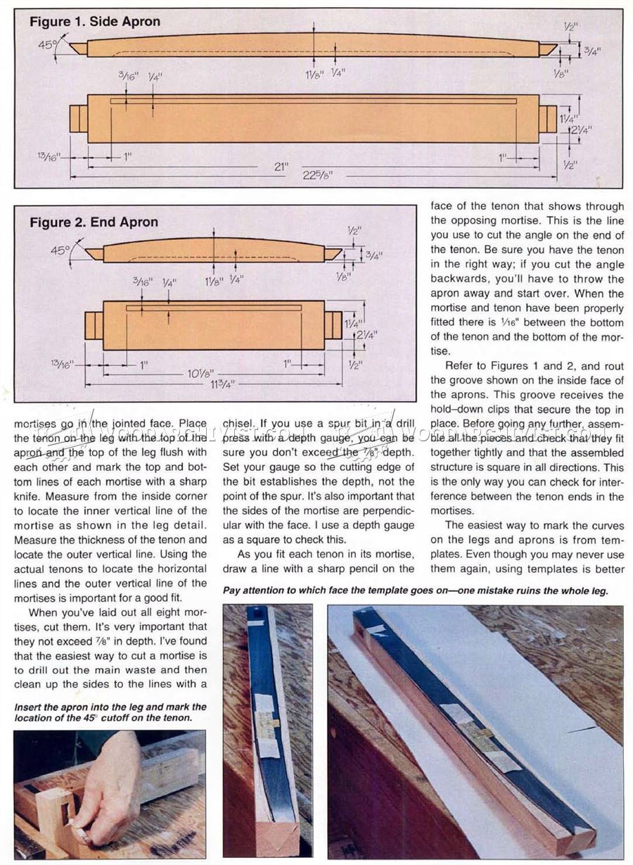 small-table-plans-woodarchivist