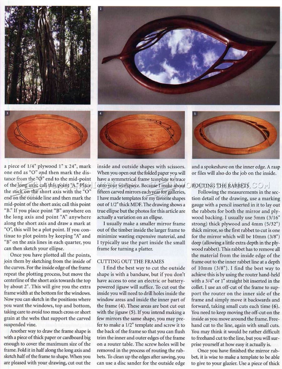 Making Carved Mirror