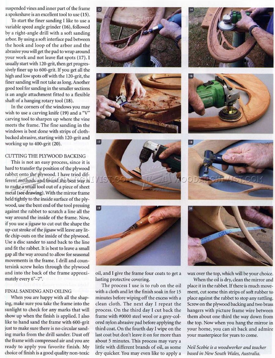 Making Carved Mirror