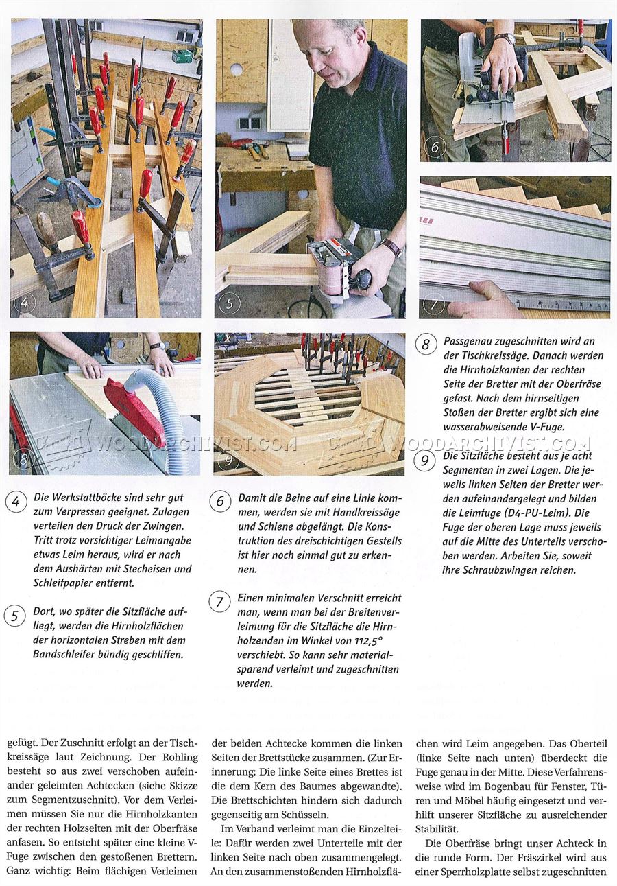 Round Picnic Table Plans