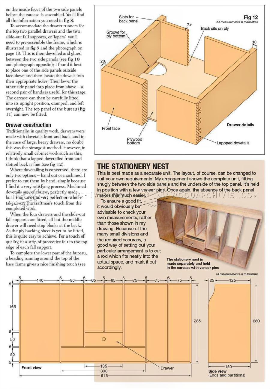 Fall Front Bureau Build